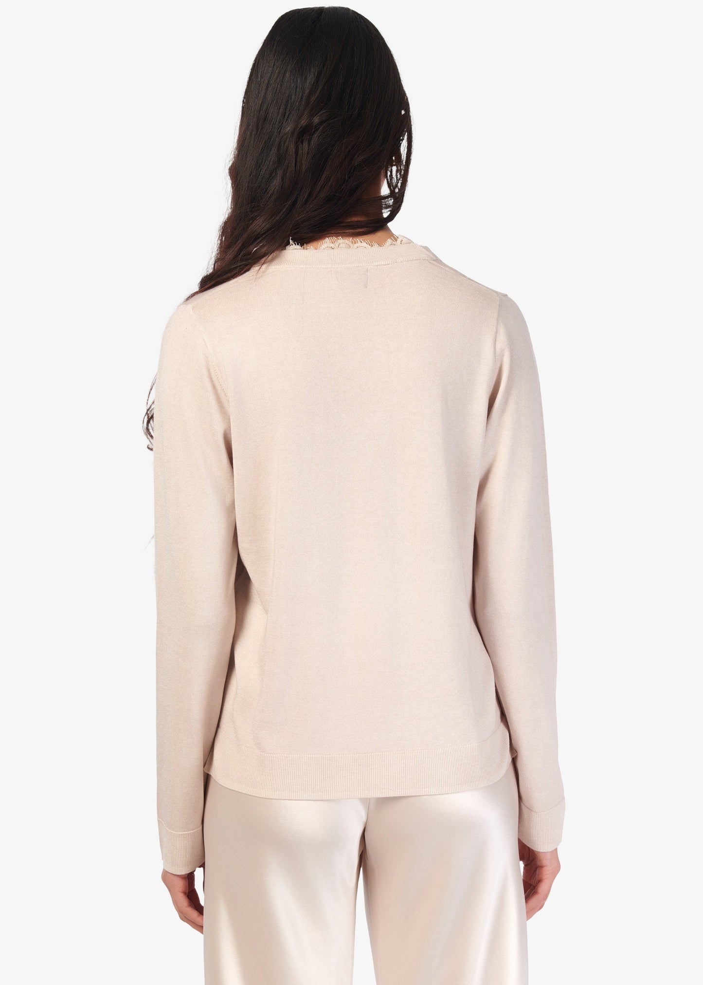 Edwina Silk Cashmere Sweater Oat