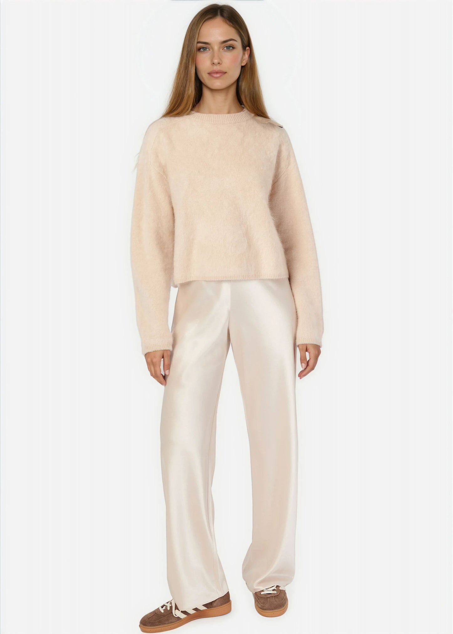 Niall Cashmere Sweater Oat