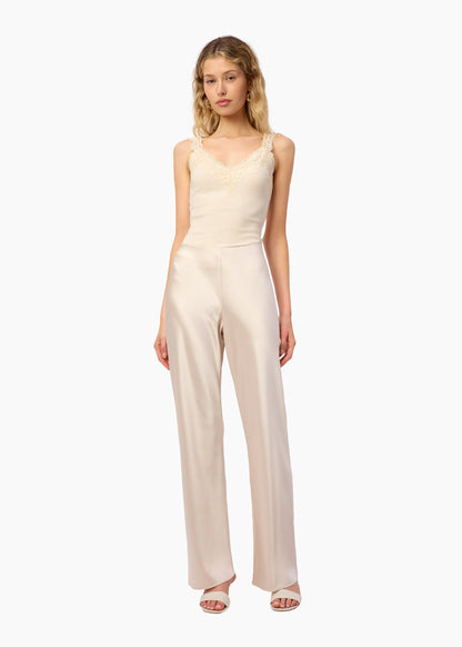 Lani Rib Knit Tank Bone