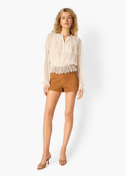 Vitoria Lace Blouse Macadamia