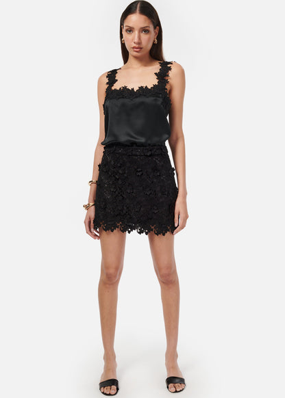 Ilima Lace Skirt Black
