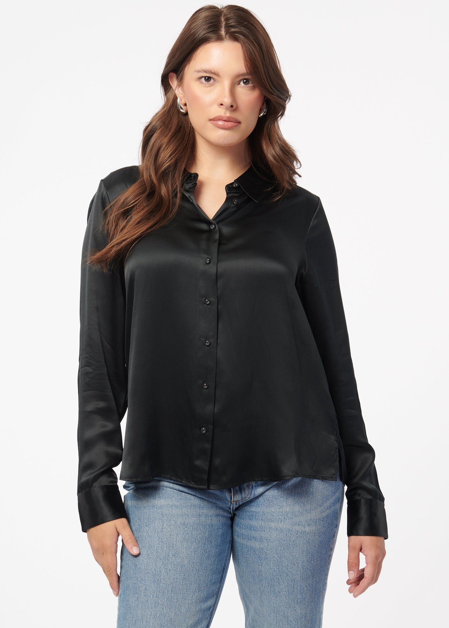 Crosby Silk Blouse Black