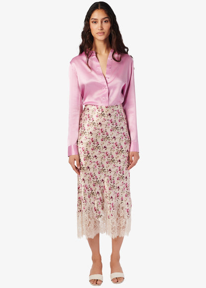 Crosby Silk Blouse Camellia