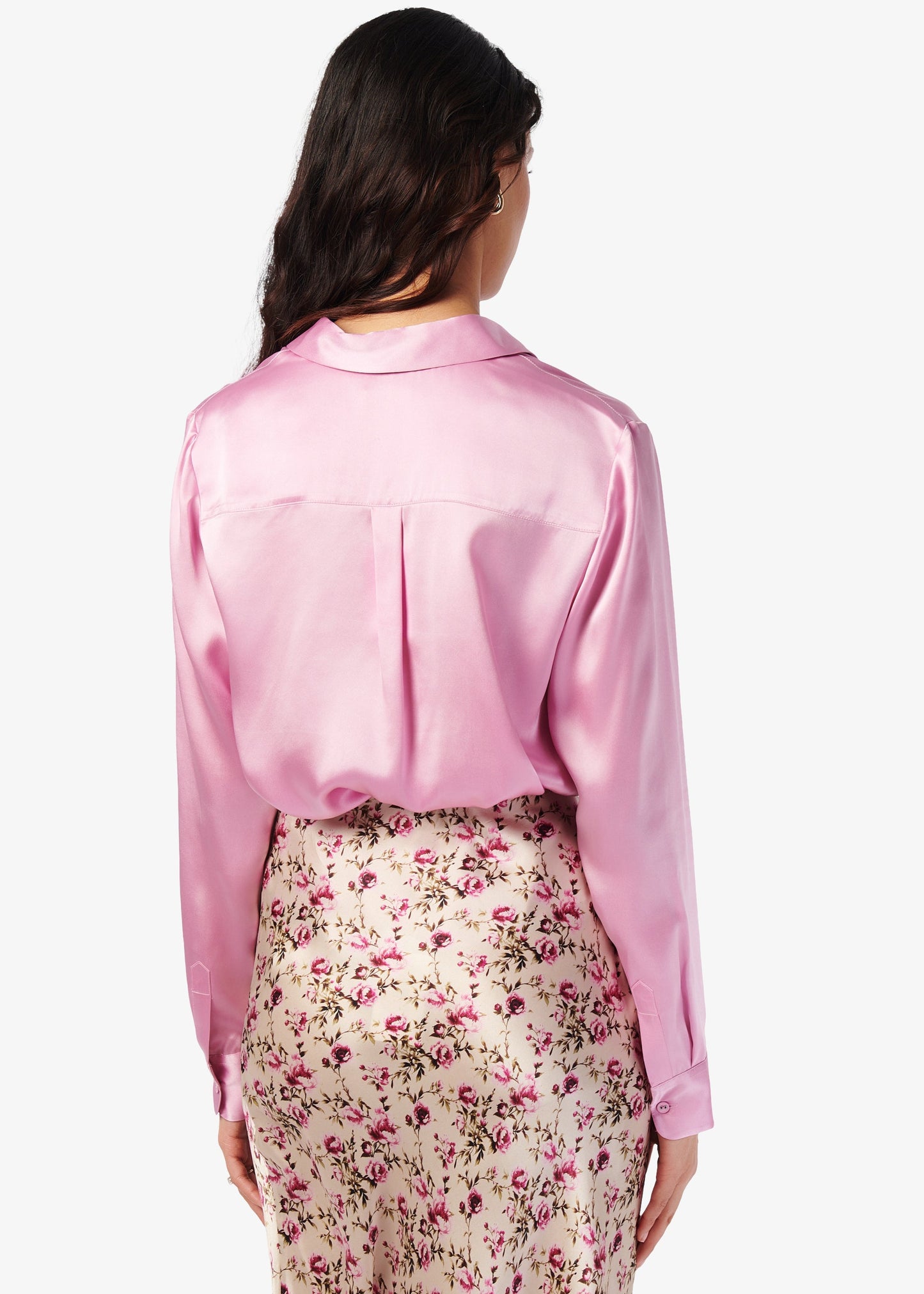 Crosby Silk Blouse Camellia