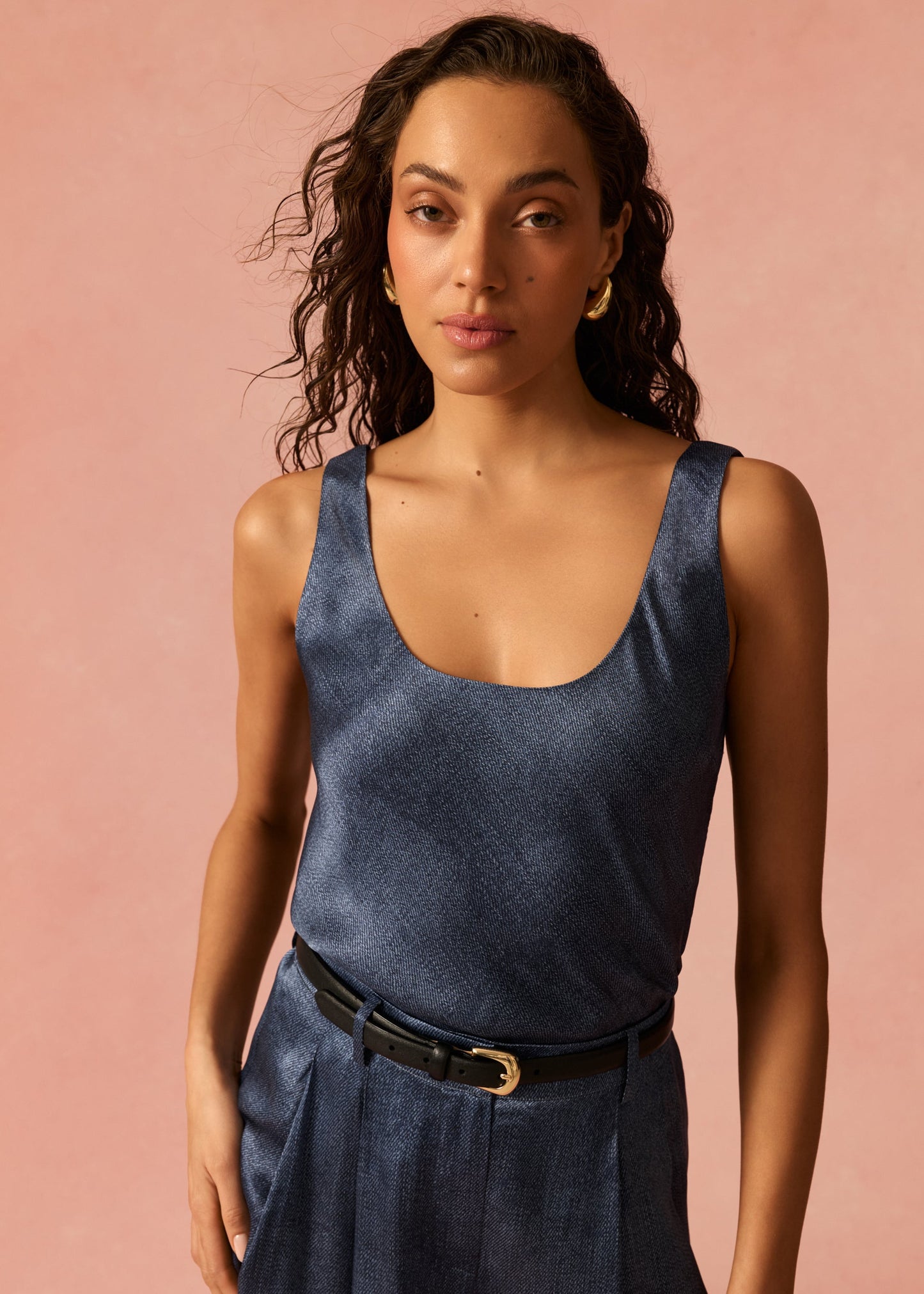 Andressa Camisole Raw Denim