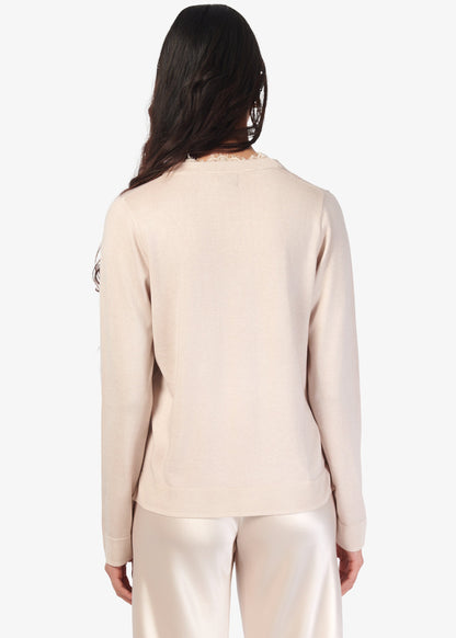 Edwina Silk Cashmere Sweater Oat