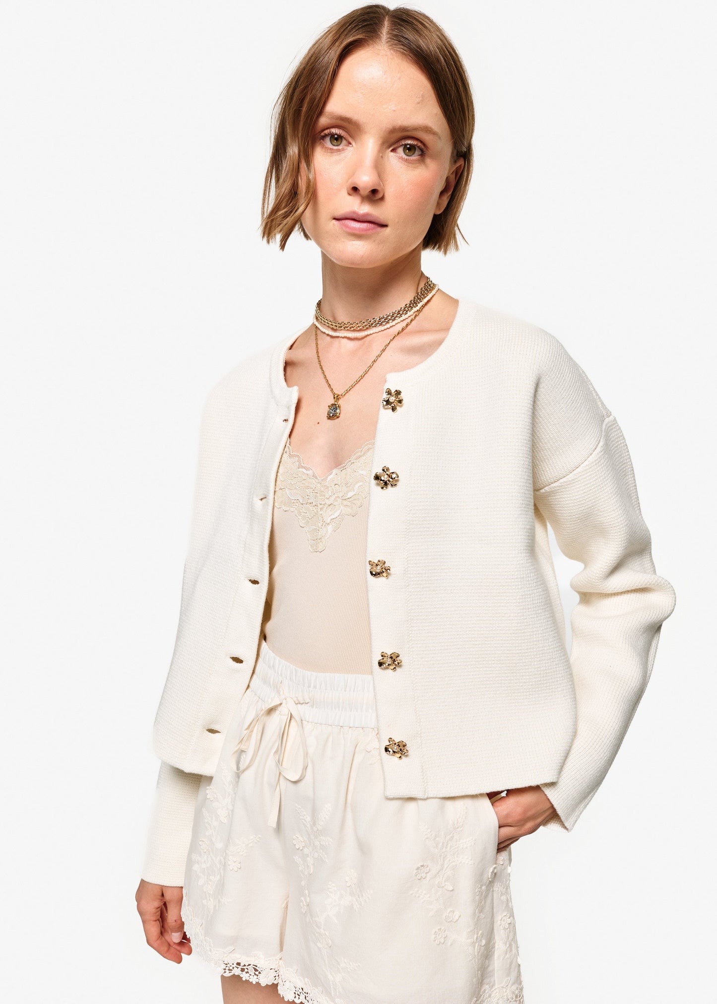 Hara Cardigan Cream